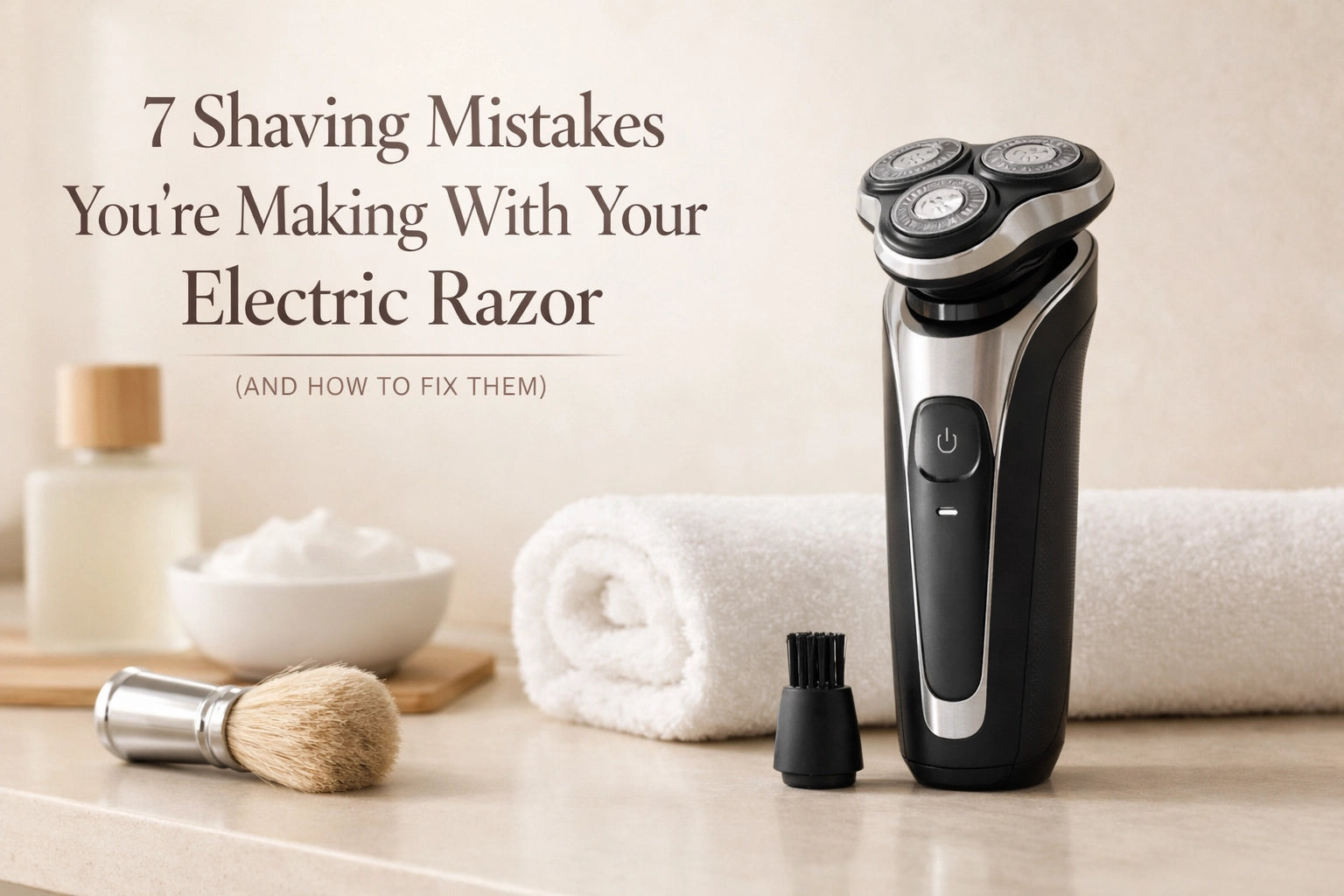 7 Shaving Mistakes You’re Making With Your Electric Razor (And How to ...