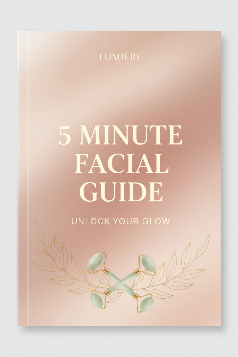 5 Minute Facial Guide Ebook Cover