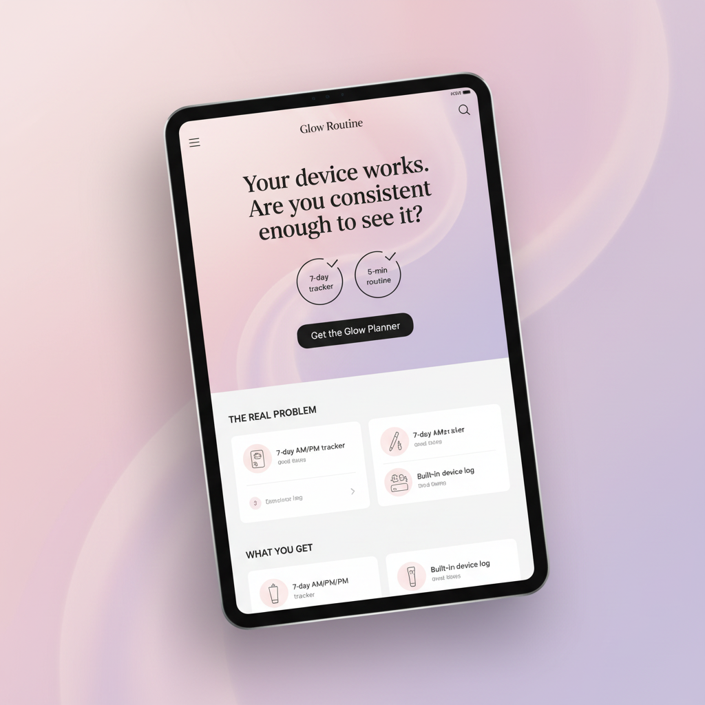 The Glow Routine Planner & Tracker